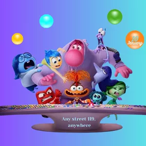 Cover image for Ebook Birthday invitation of  Inside Out