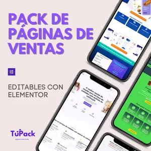Imagen de portada para Curso online Pack páginas editables con Elementor