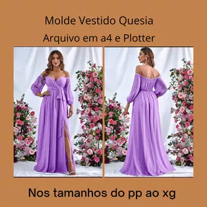Imagem de capa para o Ebook Molde vestido Quesia 