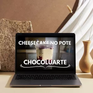 Imagem de capa para o Curso online Curso - Cheesecake no Pote Chocoluarte