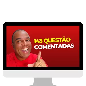 Imagem de capa para o Curso online 143 Questões comentadas de Português