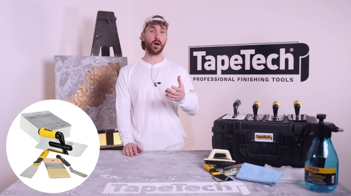 TapeTech Venetian Plaster Starter Course + Starter Tool Kit