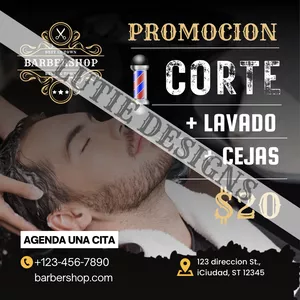 Imagen de portada para Ebook Plantilla de Barberia editable en Canva