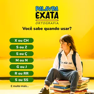Imagem de capa para o Ebook Palavra Exata Ortografia