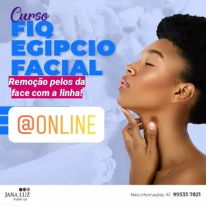 Fio Egipcio Facial (Remoção dos pelos da face com a linha) por Janaína Luz MakeUp