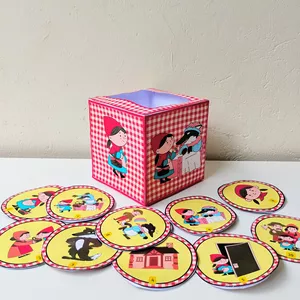 Imagem de capa para o Ebook HISTÓRIA NA CAIXA CHAPEUZINHO VERMELHO