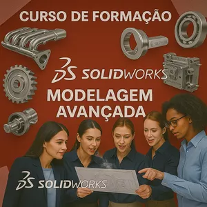 Imagem de capa para o Curso online Solidworks Formação Modelagem Avançada