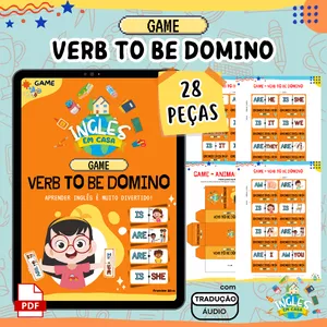 Imagem de capa para o Ebook Game - Verb To Be Domino