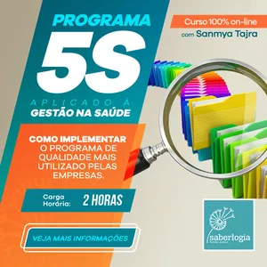 Imagem de Programa 5S – Aplicado à Gestão na Saúde criado por Saberlogia - Cursos Online na hotmart