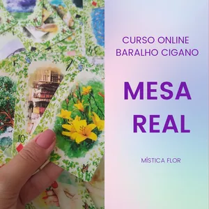 Imagem de capa para o Curso online Mesa Real - Baralho Cigano