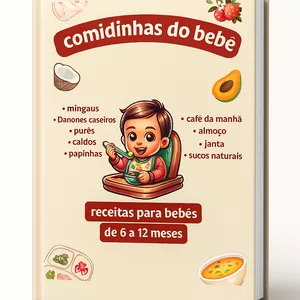 Imagem de capa para o Ebook Receitinhas de bebés! 