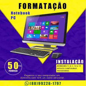 Imagem de capa para o Ebook PSD ARTE DE FORMATAÇÃO DE PC/NOTEBOOK ( PARA STORIES E PARA FEED ) photoshop