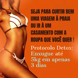 Imagem de capa para o Ebook Protocolo Detox: Enxugue até 5kg em apenas 3 dias