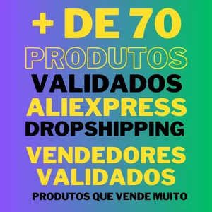 Imagem de capa para o Curso online 70 PRODUTOS VALIDADOS 