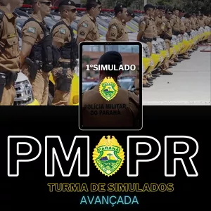 Imagem de capa para o Ebook 1º SIMULADO POLÍCIA MILIATR DO PARANÁ ( PMPR )
