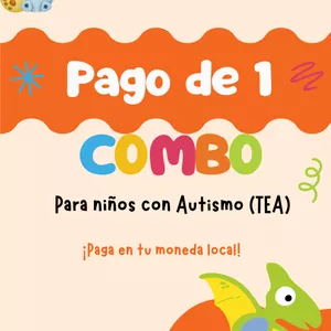 Imagen de portada para Ebook 1 Combo de actividades para niños con autismo
