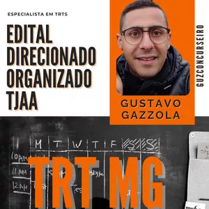 Imagem de capa para o Ebook EDO TRT MG para TJAA (Técnico Administrativo)