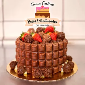 Imagem do curso Bolos Estruturados com Chef Renan Brasil