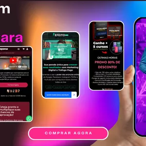 Imagem de capa para o Ebook +100 Páginas De Vendas Editáveis