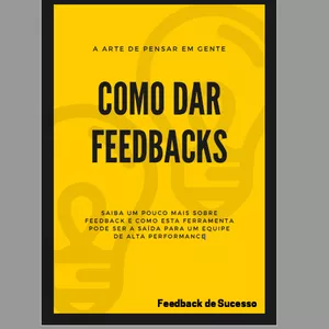 Imagem de capa para o Ebook COMO DAR FEEDBACKS