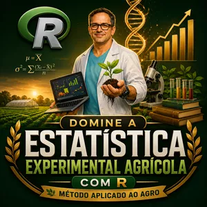 Imagem do curso Domine a Estatística Experimental Agrícola com R – Método Aplicado ao Agro