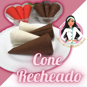 Imagem principal do produto Cone Recheado/Bolo no Cone -  SÉRIE: MEU NEGÓCIO