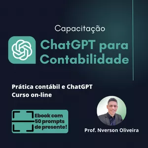 Imagem de capa para o Curso online Capacitação em ChatGPT para contabilidade