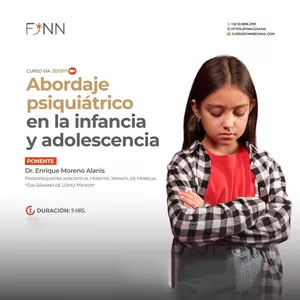 Imagen de portada para Curso online Abordaje psiquiátrico en la infancia y adolescencia