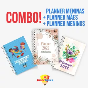 Imagem principal do produto COMBO 3 - PLANNER MENINAS, MENINOS E MÃES
