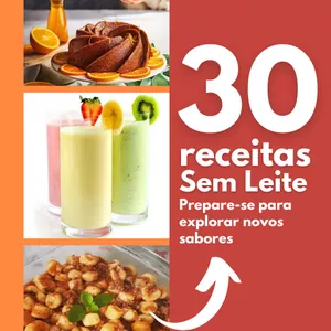 Imagem de capa para o Ebook Receitas sem Leite