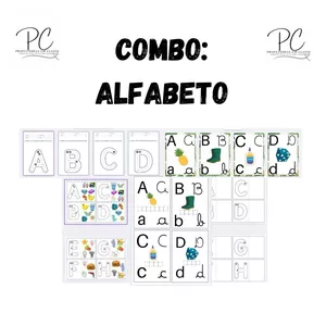 Imagem de capa para o Ebook COMBO- ALFABETO