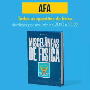 Imagem de capa para o Ebook Miscelâneas de Física AFA - Provas antigas de Física da AFA divididas por assunto