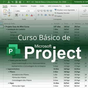 Imagem de capa para o Curso online Curso Básico de MS Project