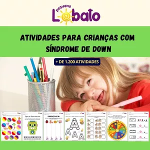 Imagem de capa para o Ebook + de 1.200 Atividades para Síndrome de Down - Pequeno Lobato