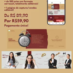 Pack Canva Advocacia Criminal
