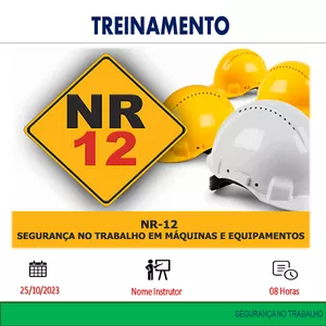 Imagem de capa para o Curso online COMBO EXCLUSIVO DE TREINAMENTOS NR 12 