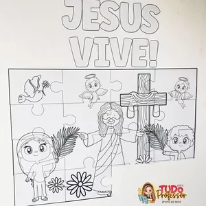 Imagem de capa para o Ebook PAINEL QUEBRA CABEÇA PÁSCOA CRISTÃ