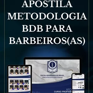 Imagem de capa para o Ebook Apostila Digital Metodologia BDB Para Barbeiros(as)