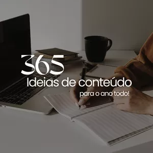 Imagem de capa para o Curso online 365 Ideias de conteúdo para o ano todo!