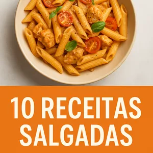 Imagem de capa para o Ebook RECEITINHAS BÁSICAS PARA O SEU DIA-A-DIA