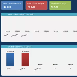 Imagem de capa para o Ebook Planilha Controle para Cartão de Crédito Extreme