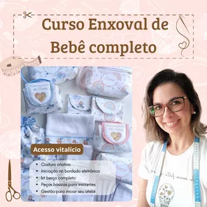 Imagem de capa para o Curso online  Curso Enxoval de Bebê completo