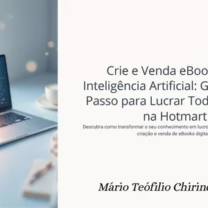 Imagem de capa para o Ebook Crie Venda eBooks com Inteligencia Artificial:Guia Passoa Passo para Lucrar Todos os Dias