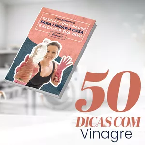 Imagem de capa para o Ebook Guia Definitivo: 50 Dicas Com Vinagre