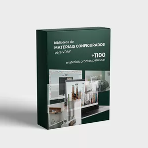 Imagem de capa para o Curso online BIBLIOTECA DE MATERIAIS CONFIGURADOS PARA VRAY