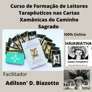 Imagem de capa para o Curso online Curso das Cartas do Caminho Sagrado - Leitura Xamânica e Terapêutica 
