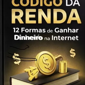 Imagem de capa para o Ebook Código da Renda – 12 Formas de Ganhar Dinheiro na Internet