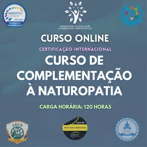 Imagem de CURSO DE COMPLEMENTAÇÃO EM NATUROPATIA E TERAPIA INTEGRATIVA E HOLÍSTICA criado por Universidade Holística Livre Caminho de Luz na hotmart