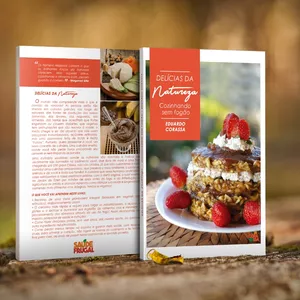 Imagem de capa para o Ebook Delícias da natureza - cozinhando sem fogão (e-book)