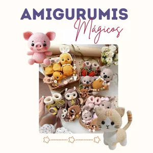 Imagen de portada para Ebook Amigurumis Mágicos: Aprende Crochet Divirtiéndote